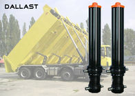 3 4 5 Stage Hydraulic Cylinder , Single Acting Telescopic Cylinder Lifting Dumper Tipper Trailer