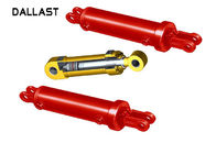 Longer Lifespan Piston Type Hydraulic Cylinder Double Acting Integrated For Dump Trucks