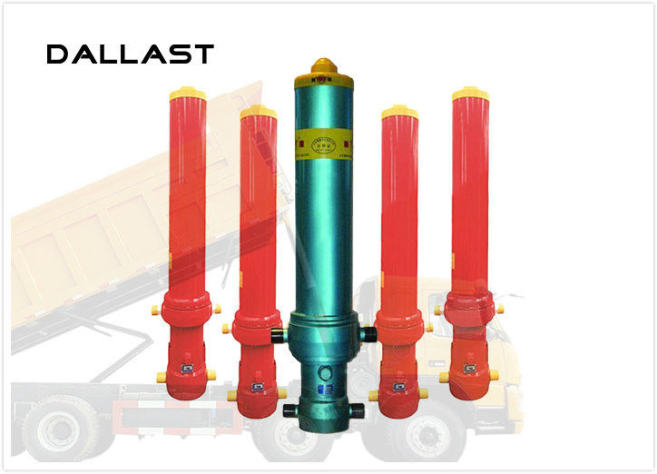 Customized Long Stroke Single Acting Hydraulic Cylinder for Dump Truck